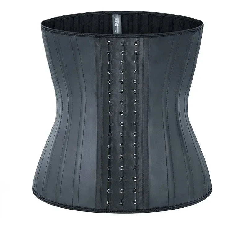 25 bones Corset Waist Trainer Latex Body Shapewear Taille Fine en 1min