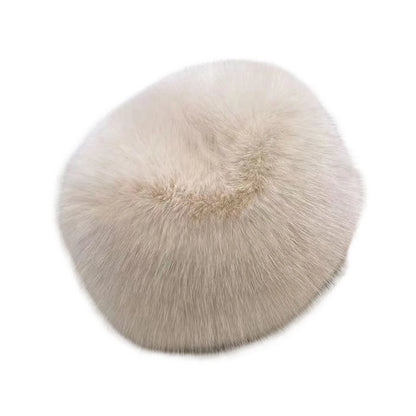 Fluffy Fausse Fourrure Bonnet Parfait Hiver ⟢